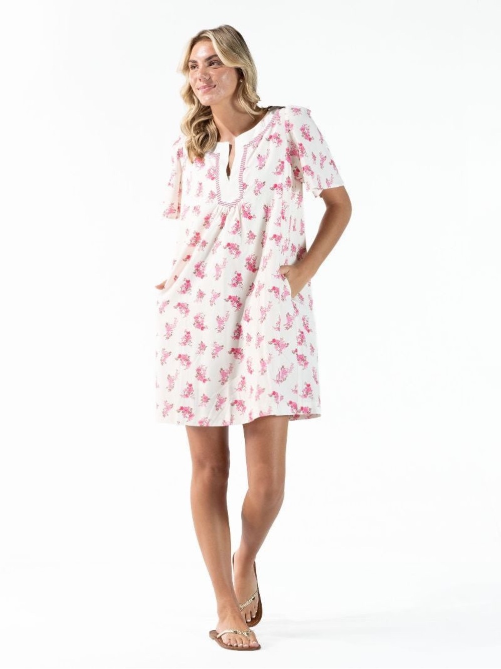 Simply Southern Prim Yoke Dress‼️LIMITED STOCK - Picture 3 of 3